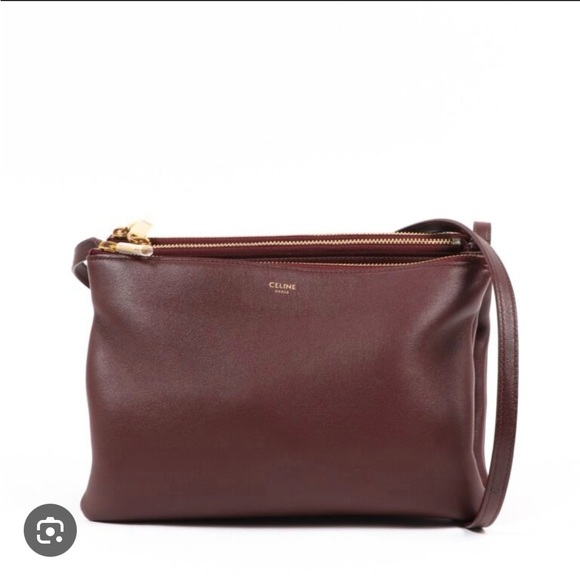 Celine Deep Burgundy Crossbody Bag - Picture 2 of 8